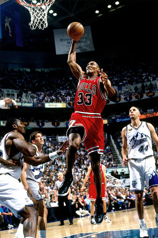 Scottie Pippen Chicago Bulls Basketball Player Poster Wall Art Print Home Wall Decor
