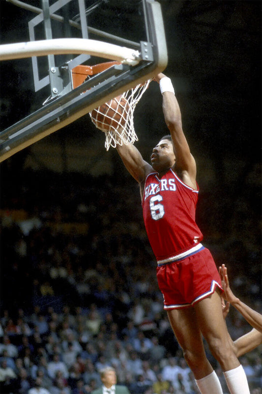 Julius Erving Philadelphia 76ers Basketball Player Poster Wall Art Print Home Wall Decor - xonomax