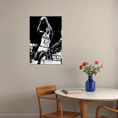 Robertson Milwaukee Bucks Former Basketball Player Poster Wall Art Print Home Wall Decor
