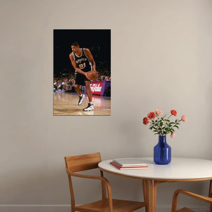 Tim Duncan San Antonio Spurs Basketball Player Poster Wall Art Print Home Wall Decor - xonomax