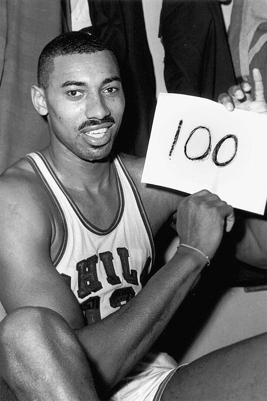 Wilt Chamberlain Philadelphia Former Basketball Player Poster Wall Art Print Home Wall Decor - xonomax