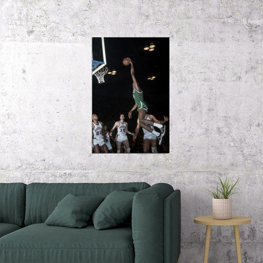 Bill Russell Boston Celtics Basketball Player Poster Wall Art Print Home Wall Decor - xonomax