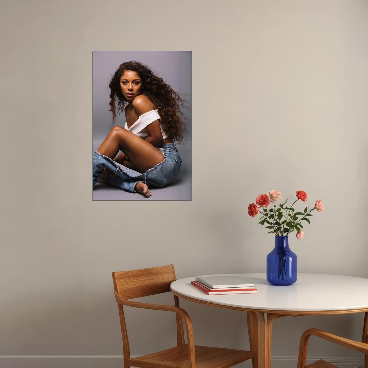 Victoria Monet American Singer And Songwriter Poster Wall Art Print Home Wall Decor - xonomax
