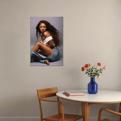 Victoria Monet American Singer And Songwriter Poster Wall Art Print Home Wall Decor - xonomax