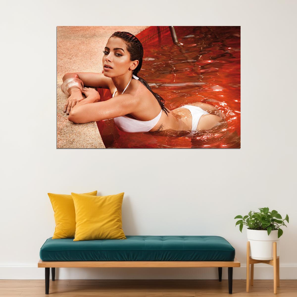 Anitta Brazilian Singer Actress And Songwriter Poster Wall Art Print Home Wall Decor - xonomax