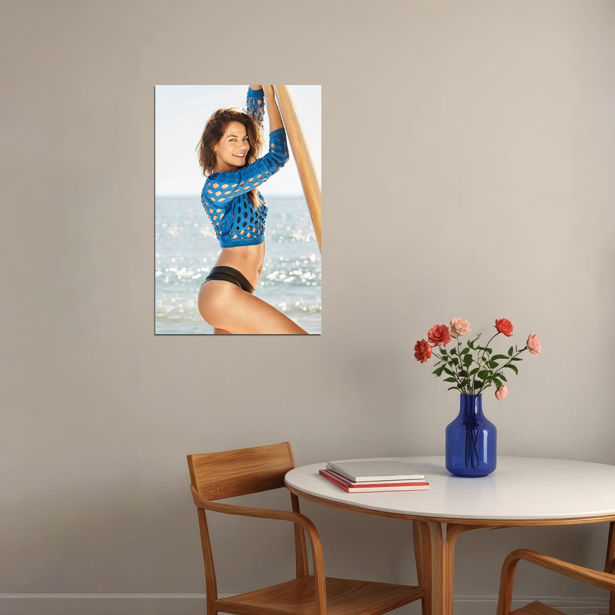 Michelle Monaghan American Artist Actor Poster Wall Art Print Home Wall Decor - xonomax