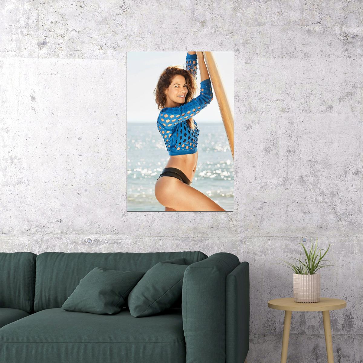 Michelle Monaghan American Artist Actor Poster Wall Art Print Home Wall Decor - xonomax