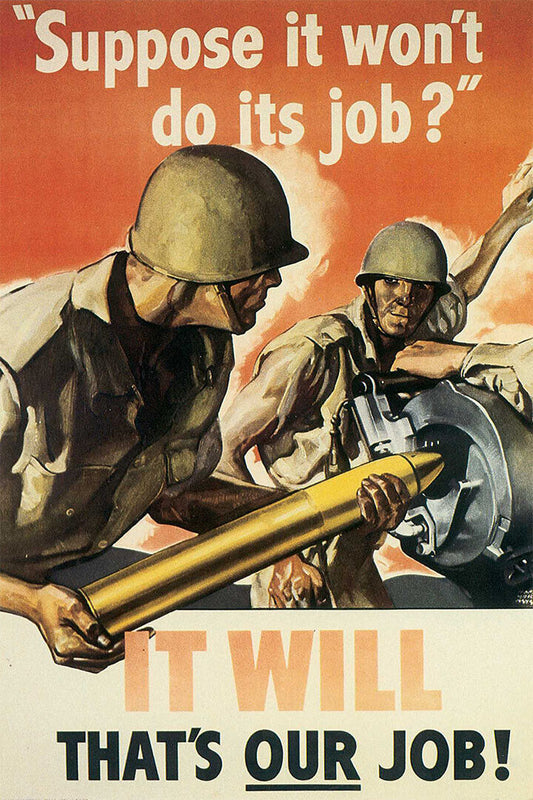 Suppose It Won't Do Its Job War Military Poster Wall Art Print Home Wall Decor - xonomax