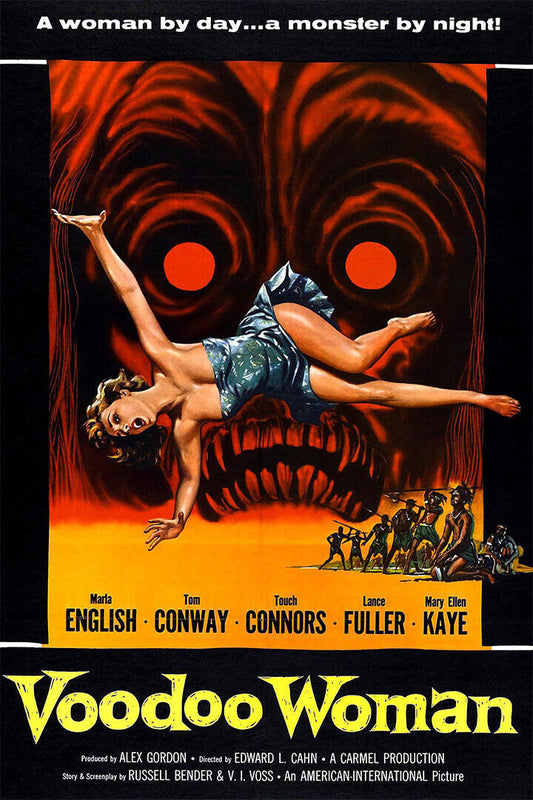 Voodoo Woman Movie Vintage Horror Science Fiction Poster Wall Art Print Home Wall Decor - xonomax