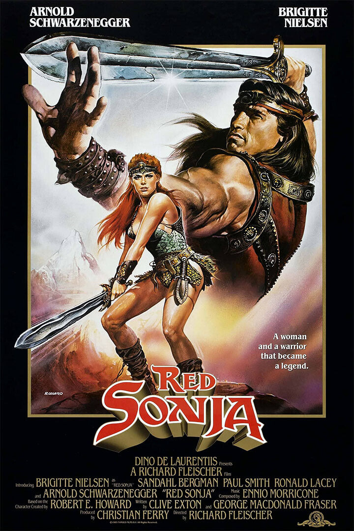Red Sonja Movie Adventure Action Fantasy Poster Wall Art Print Home Wall Decor - xonomax