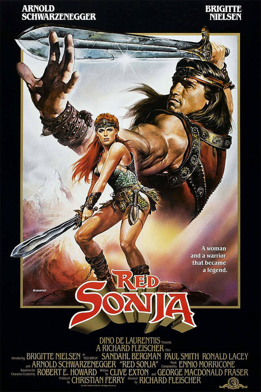 Red Sonja Movie Adventure Action Fantasy Poster Wall Art Print Home Wall Decor - xonomax