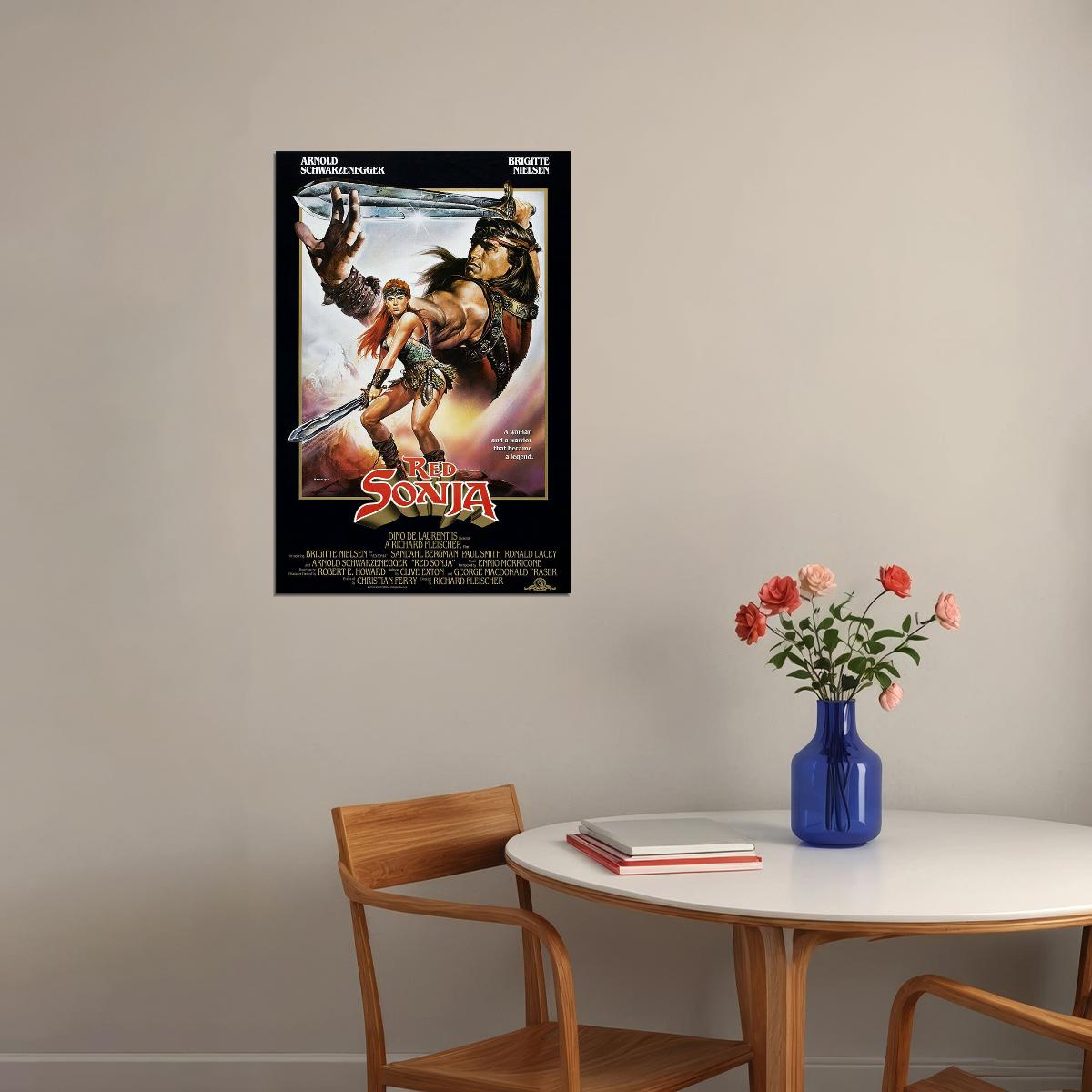 Red Sonja Movie Adventure Action Fantasy Poster Wall Art Print Home Wall Decor - xonomax