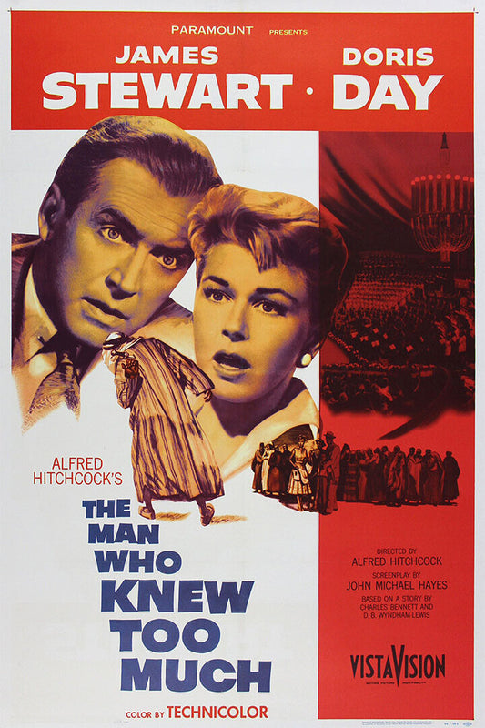 The Man Who Knew To Much Movie Drama Thriller Action Poster Wall Art Print Home Wall Decor - xonomax