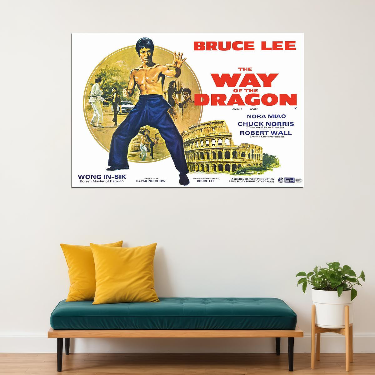 Way Of The Dragon Movie Version 1 Action Comedy Adventure Poster Wall Art Print Home Wall Decor - xonomax