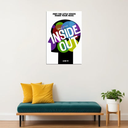 Inside Out 2015 Animation Movie Action Comedy Poster Wall Art Print Home Wall Decor - xonomax