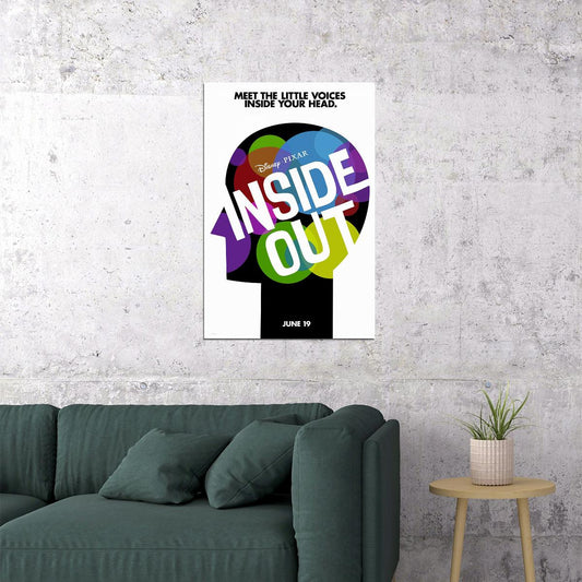 Inside Out 2015 Animation Movie Action Comedy Poster Wall Art Print Home Wall Decor - xonomax