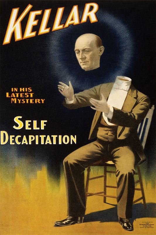 Magic Themed Magician Kellar Vintage Poster Wall Art Print Home Wall Decor - xonomax