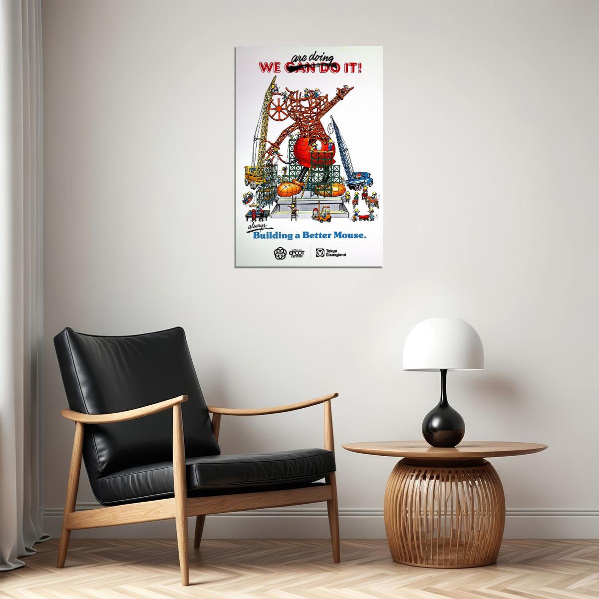 We Are Doing It 1978 Epcot Center Tokyo Disneyland Poster Wall Art Print Home Wall Decor - xonomax