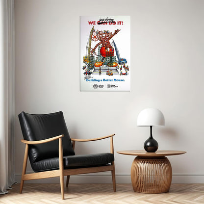 We Are Doing It 1978 Epcot Center Tokyo Disneyland Poster Wall Art Print Home Wall Decor - xonomax
