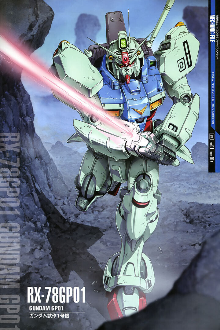 Gundam Gp01 Rx-78gp01 Gundam Mechanical Japanese Anime Poster Wall Art Print Home Wall Decor - xonomax