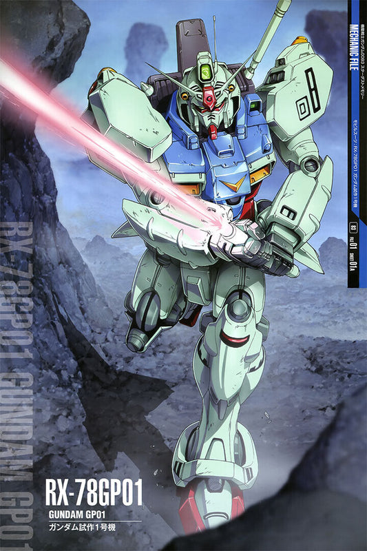 Gundam Gp01 Rx-78gp01 Gundam Mechanical Japanese Anime Poster Wall Art Print Home Wall Decor - xonomax