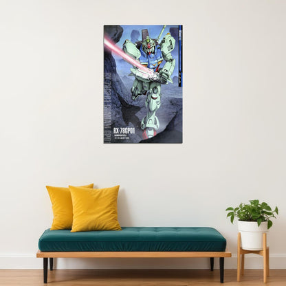 Gundam Gp01 Rx-78gp01 Gundam Mechanical Japanese Anime Poster Wall Art Print Home Wall Decor - xonomax