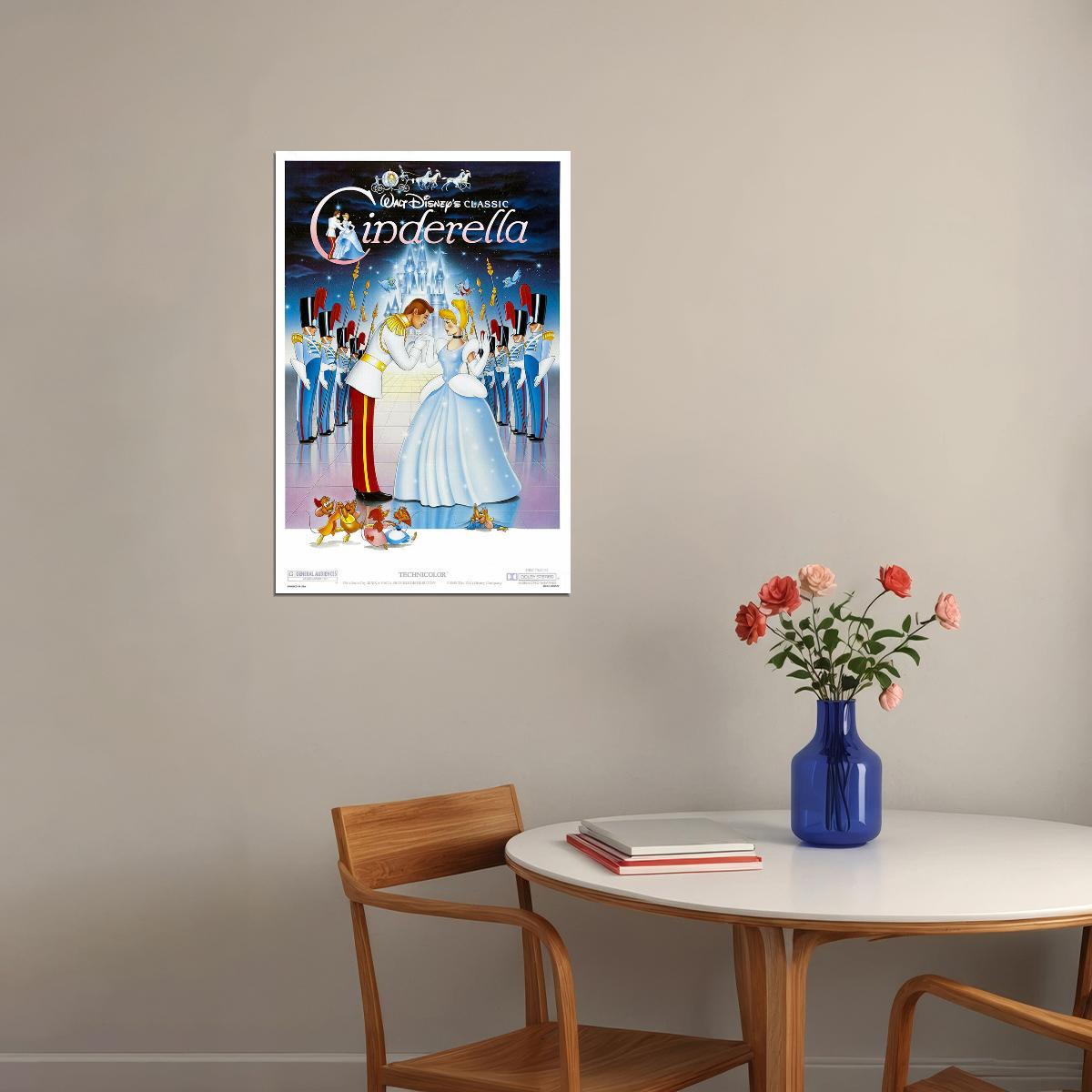 Cinderella 1987 Animation Movie Family Comedy Poster Wall Art Print Home Wall Decor - xonomax