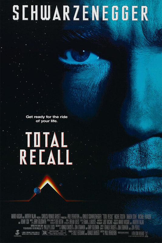 Total Recall Movie Action Science Fiction Adventure Poster Wall Art Print Home Wall Decor