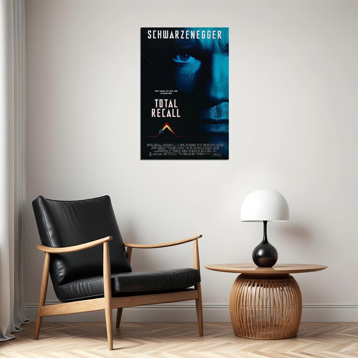 Total Recall Movie Action Science Fiction Adventure Poster Wall Art Print Home Wall Decor
