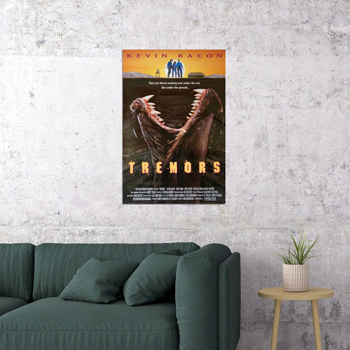 Tremors 1990 Comedy Horror Classic Movie Poster Wall Art Print Home Wall Decor