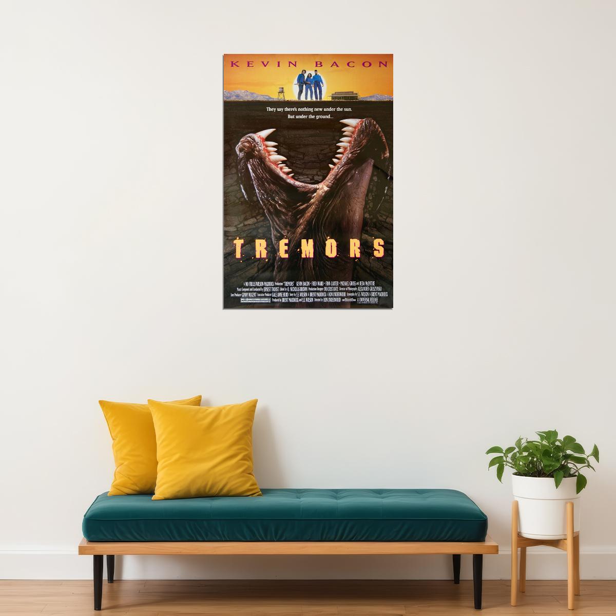 Tremors 1990 Comedy Horror Classic Movie Poster Wall Art Print Home Wall Decor