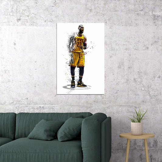 Lebron James American Player Basketball Sports Poster Wall Art Print Home Wall Decor - xonomax