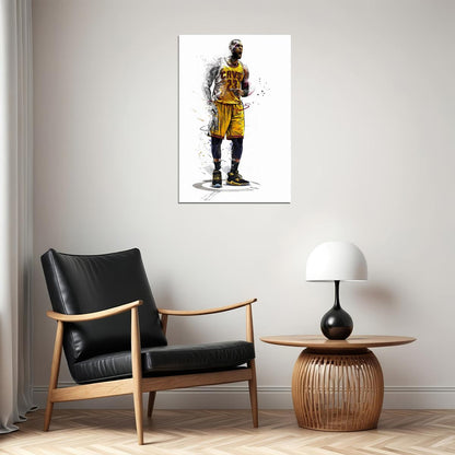 Lebron James American Player Basketball Sports Poster Wall Art Print Home Wall Decor - xonomax
