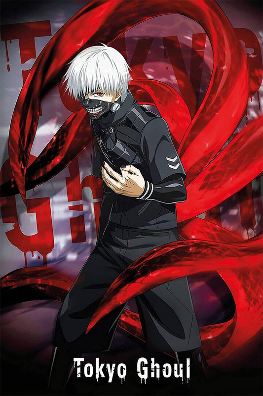 Tokyo Ghoul Action Drama Japan Anime Tv Series Poster Wall Art Print Home Wall Decor