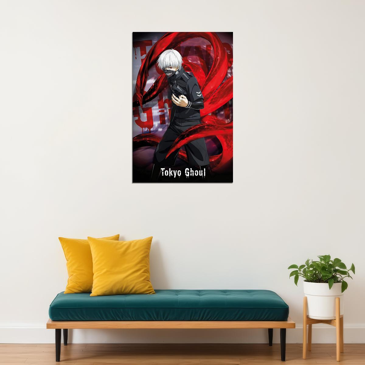 Tokyo Ghoul Action Drama Japan Anime Tv Series Poster Wall Art Print Home Wall Decor