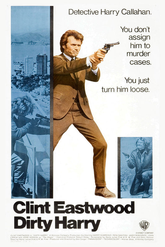 Dirty Harry Action Thriller Movie Cinema Poster Wall Art Print Home Wall Decor - xonomax