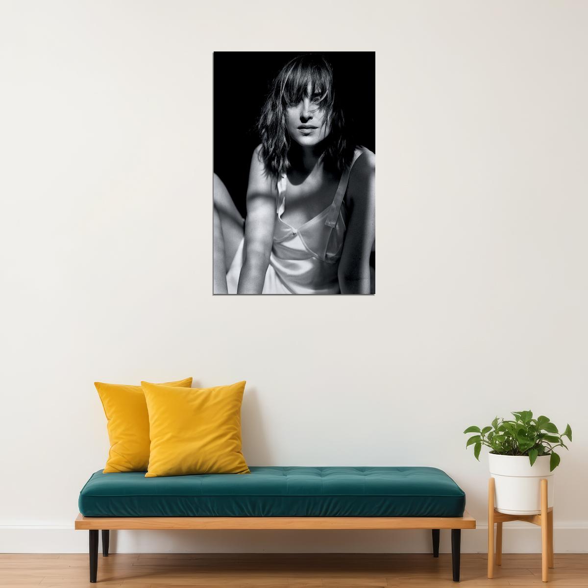 Dakota Johnson Celebrity American Model Movie Actor Poster Wall Art Print Home Wall Decor - xonomax