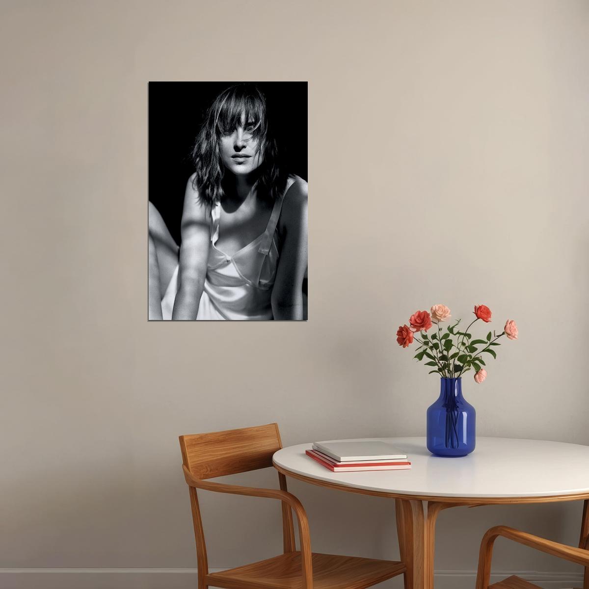 Dakota Johnson Celebrity American Model Movie Actor Poster Wall Art Print Home Wall Decor - xonomax