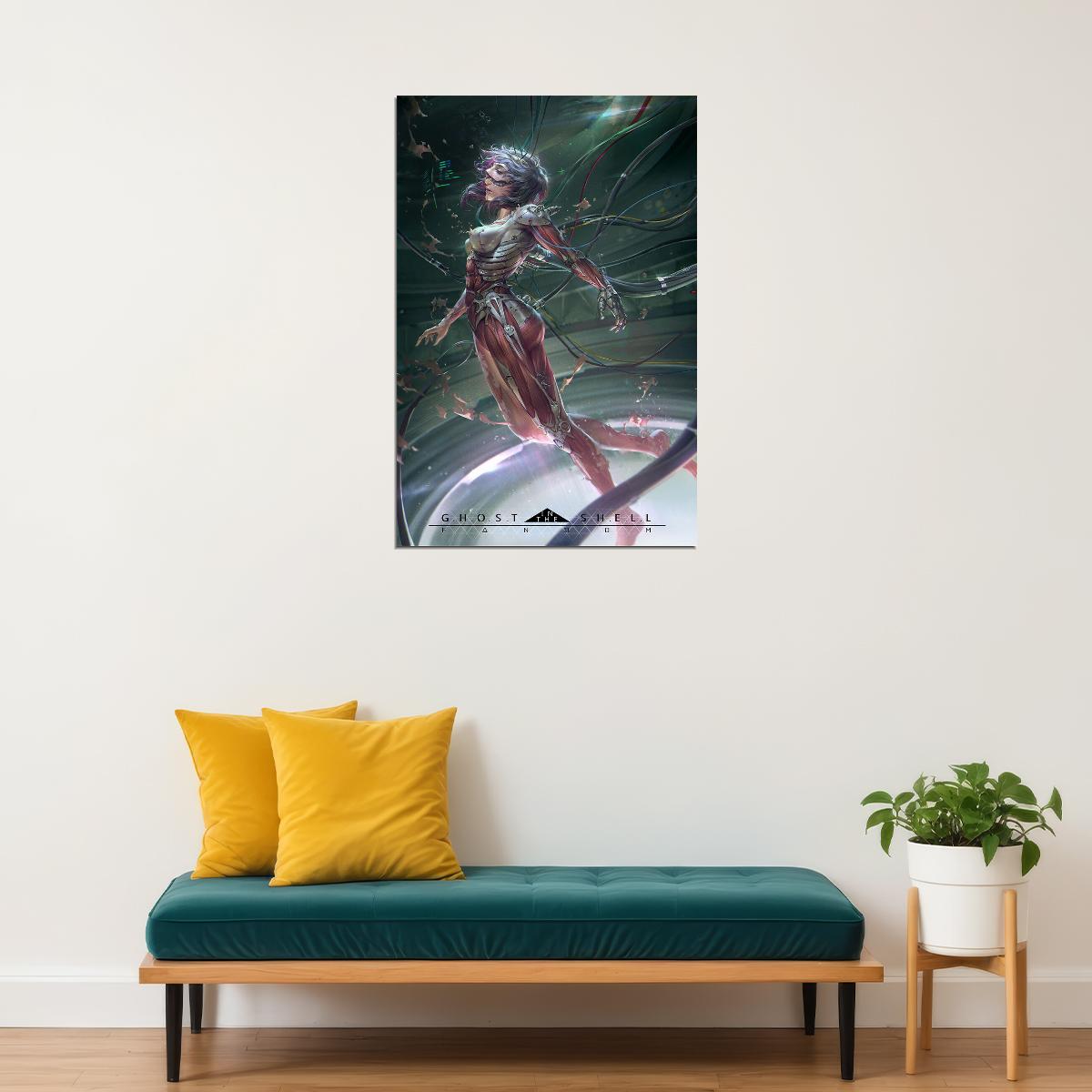 Ghost In The Shell Science Fiction Action Movie Poster Wall Art Print Home Wall Decor - xonomax