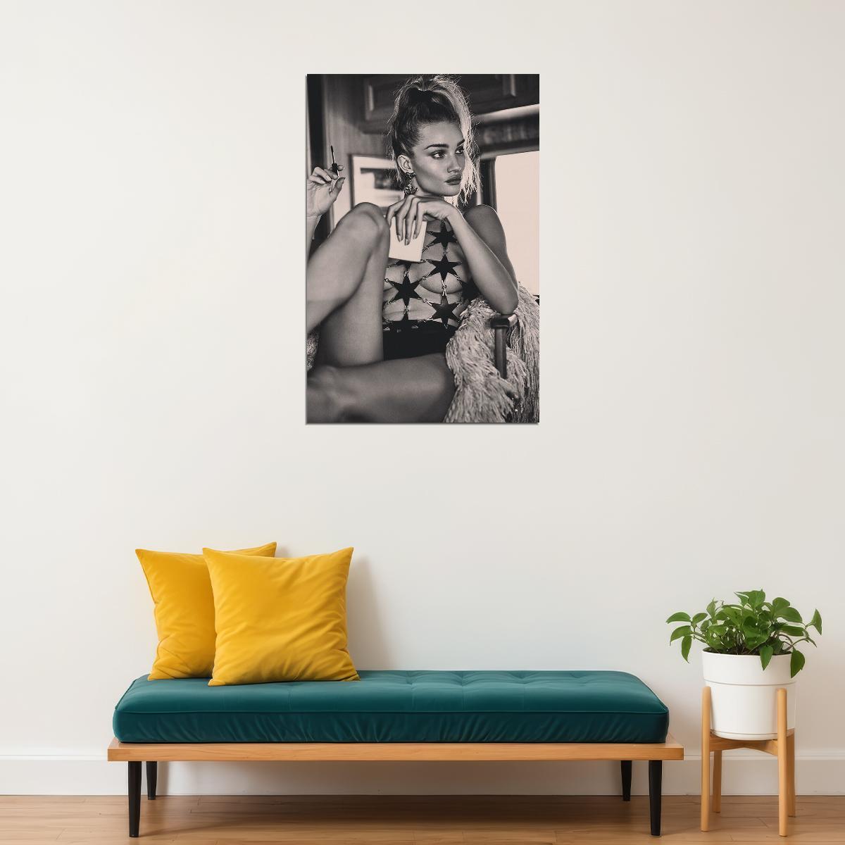 Rosie Huntington Whiteley Celebrity British Model Actor Poster Wall Art Print Home Wall Decor