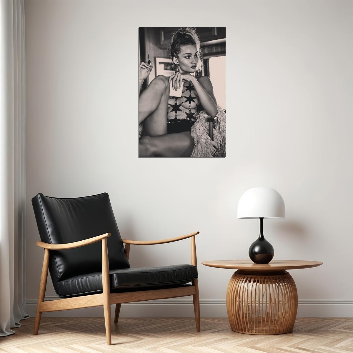 Rosie Huntington Whiteley Celebrity British Model Actor Poster Wall Art Print Home Wall Decor