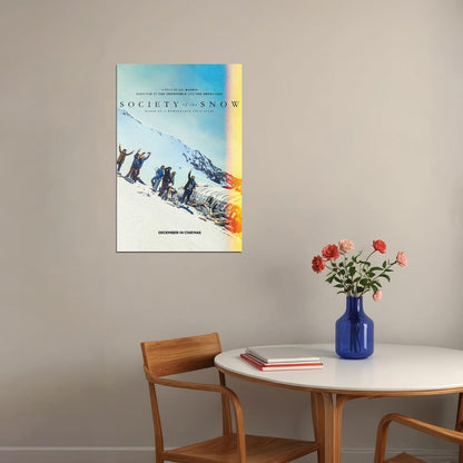 Society Of The Snow History Drama Movie Cinema Film Poster Wall Art Print Home Wall Decor - xonomax