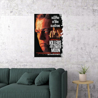 Killers Of The Flower Moon Crime Western Movie Poster Wall Art Print Home Wall Decor - xonomax
