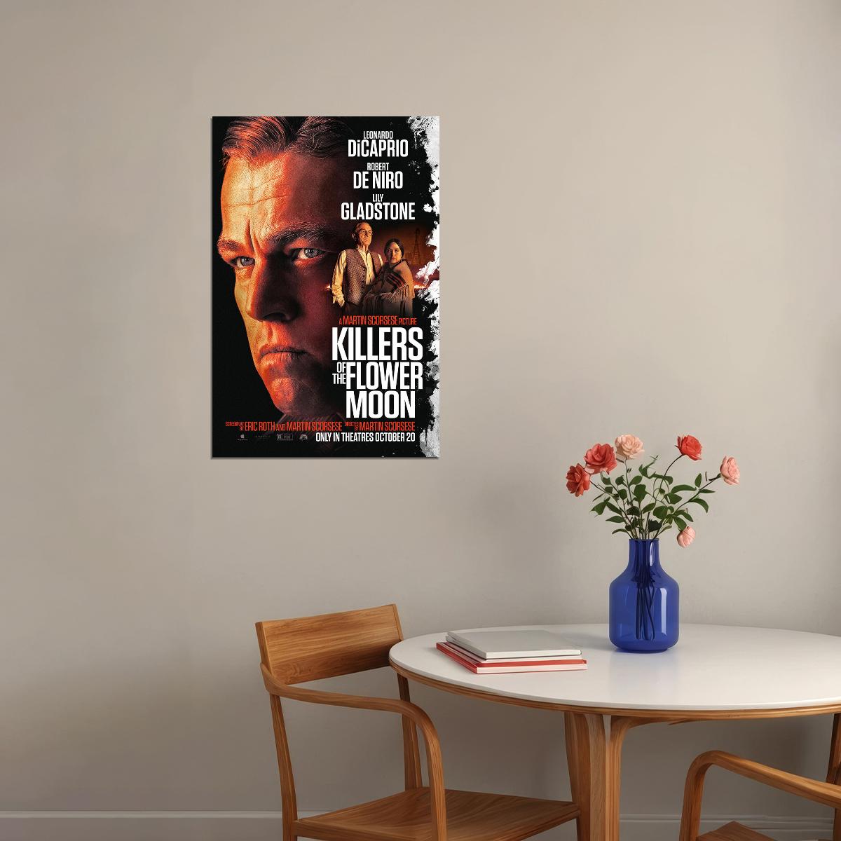 Killers Of The Flower Moon Crime Western Movie Poster Wall Art Print Home Wall Decor - xonomax