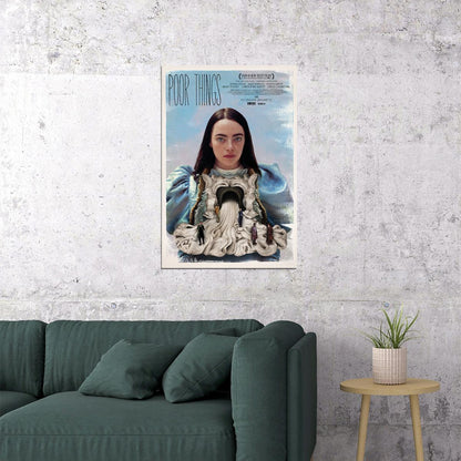 Poor Things Science Fiction Drama Movie Cinema Poster Wall Art Print Home Wall Decor - xonomax