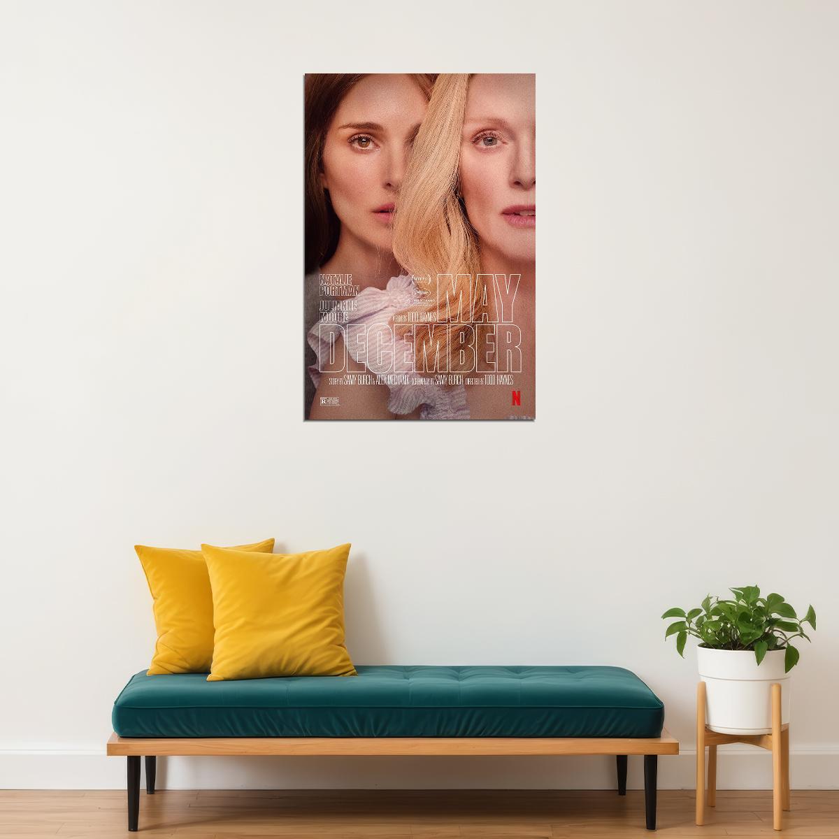 May December Comedy Drama Movie Cinema Film Poster Wall Art Print Home Wall Decor - xonomax