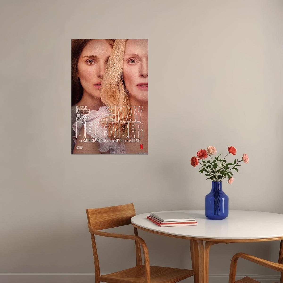 May December Comedy Drama Movie Cinema Film Poster Wall Art Print Home Wall Decor - xonomax