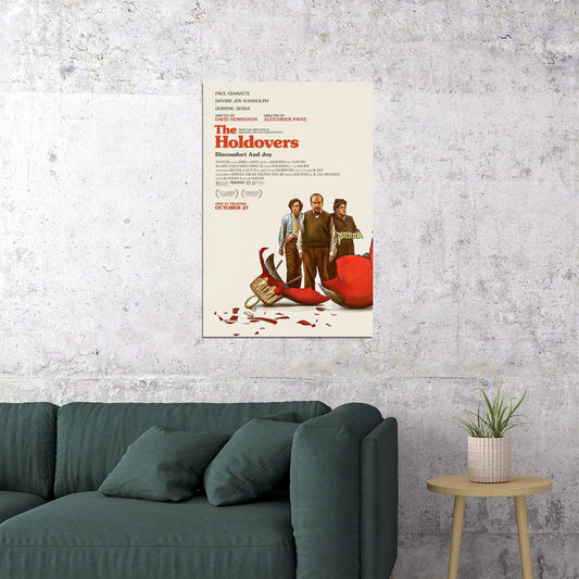 The Holdovers Comedy Drama Movie Cinema Film Poster Wall Art Print Home Wall Decor - xonomax