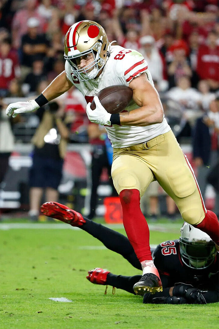 George Kittle Football Player San Francisco Sport Poster Wall Art Print Home Wall Decor - xonomax