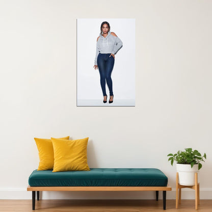 La La Anthony Celebrity American Actress Beauty Woman Poster Wall Art Print Home Wall Decor - xonomax